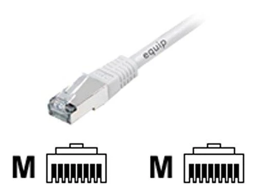 Equip Įranga Patchcable, Cat.7, S / FTP, PIMF, LSOH, 5m, balta (605714)