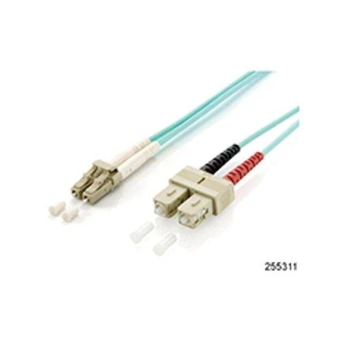Equip Įrengti Fiber Optic Patchcord LC - SC Multimode Duplex OM3, 1m (255311)
