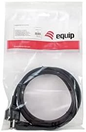 Equip Equip IEC-Stromkabel Schuko -> C5 3m St/Bu juodas