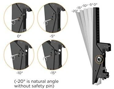 Equip Equip lubų laikiklis 45"-55"/2TFT kiekvienas 50kg 1 jungties pakreipimas. sw (siuntimo persiuntimas)