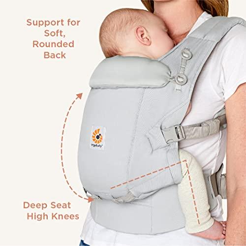 ERGOBABY nešioklė ADAPT SOFTTOUCH, Cotton, Onikso juodos spalvos, BCASTCONYX
