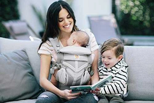 ERGOBABY nešioklė OMNI 360 COOL AIR Mesh, pearl pilkas, BCS360PGREY