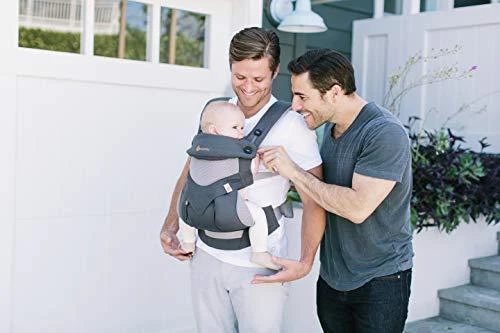 ERGOBABY nešioklė 360 COOL AIR, anglies pilkas, BC360PBLKGRY