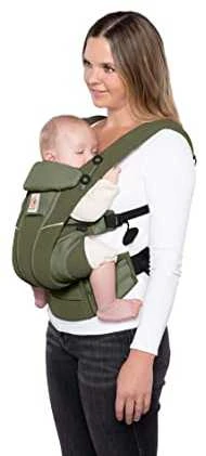 ERGOBABY nešioklė OMNI BREEZE, alyvuogių žalios spalvos, BCZ360POLIVE