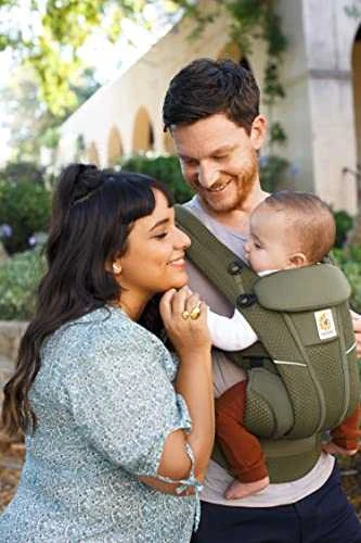 ERGOBABY nešioklė OMNI BREEZE, alyvuogių žalios spalvos, BCZ360POLIVE