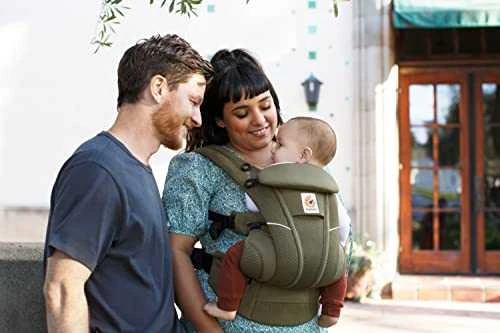 ERGOBABY nešioklė OMNI BREEZE, alyvuogių žalios spalvos, BCZ360POLIVE