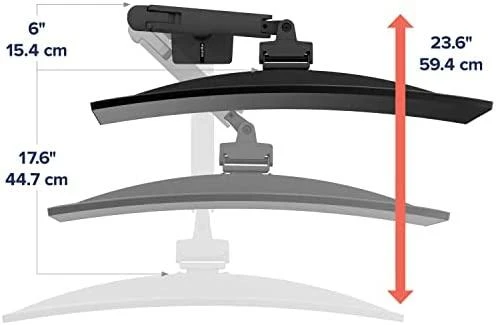 Laikiklis Ergotron - HX Desk Monitorius Arm - matte juodas