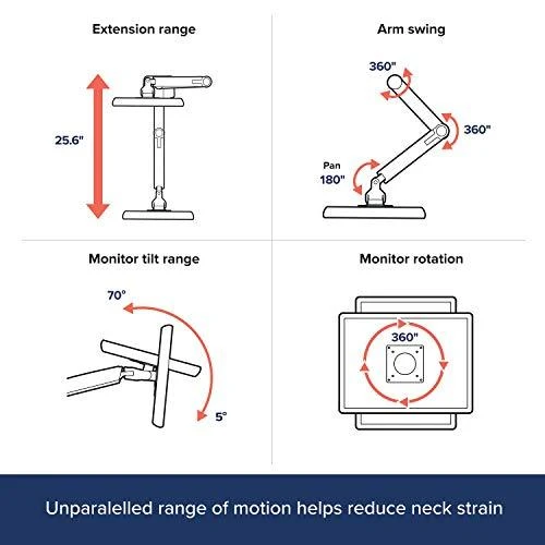 Laikiklis Ergotron - LX Desk Monitorius Arm - matte juodas