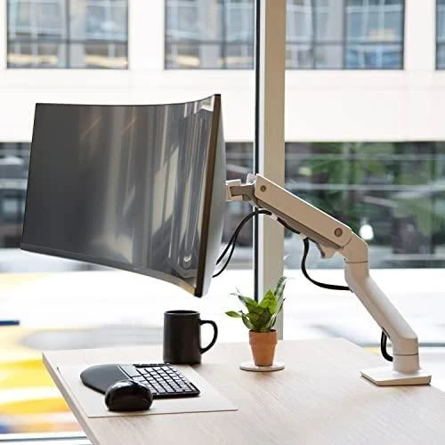 Laikiklis Ergotron - HX Desk Monitorius Arm with HD Pivot - baltas
