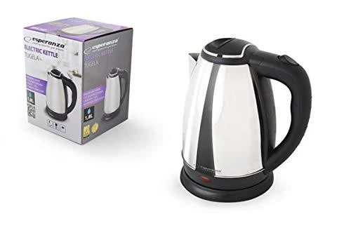 Elektrinis virdulys Esperanza Tugela EKK004I 1.8L, 2200W, inox matinis