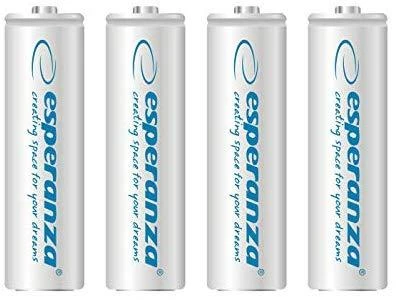Esperanza EZA104W Įkraunama baterija Ni-MH AA 2000MAH x4