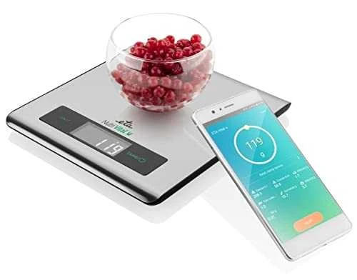 Virtuvinės svarstyklės ETA Nutri Vital 0790 90000, Sidabrinės