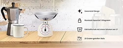 Virtuvinės svarstyklės ETA577790040 Storio, creme spalvos
