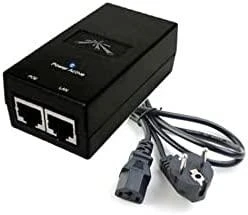 UBIQUITI POE-24-24W Ubiquiti PoE-24 pasyvus PoE adapteris EU, 24V 1A, įžeminimas / ESD apsauga, 24W