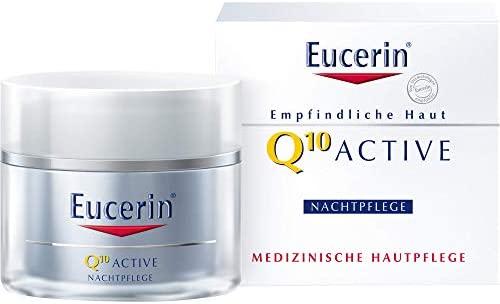 Eucerin regeneruojamasis naktinis kremas nuo raukšlių visų tipų jautriai odai su Q10 Active, 50 ml
