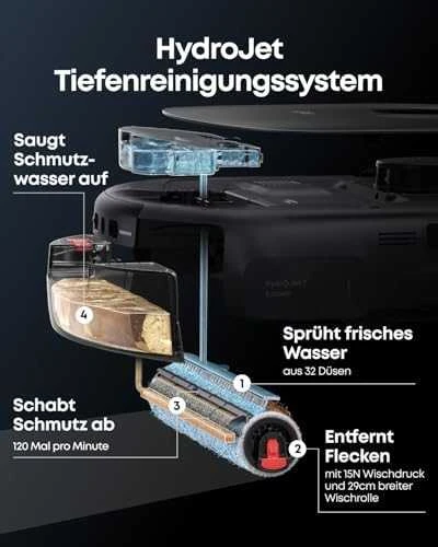Dulkių siurblys-robotas Eufy Omni E25, Juodas