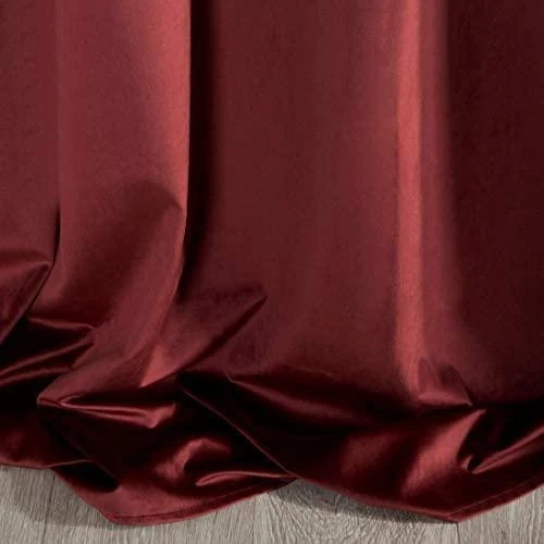 Eurofirany DIVA LINE RIA Minkšto aksomo naktinė užuolaida, 140X250 cm, kilpos / žiedai, spalva: bordo