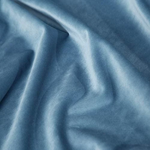 Eurofirany DIVA LINE RIA Minkšto aksomo naktinė užuolaida, 140X250 cm, kilpos / žiedai, spalva: mėlyna