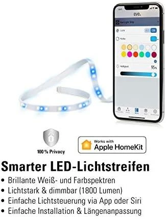 elgato Eve Systems EVE Light Strip – išmanioji LED šviesos juosta, skirta Apple HomeKit
