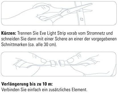 elgato Eve Systems EVE Light Strip – išmanioji LED šviesos juosta, skirta Apple HomeKit