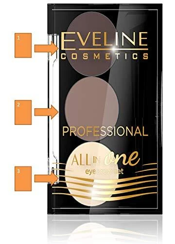 Eveline Cosmetics All In One Antakių rinkinys 02, 1,7 g