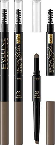 Eveline Cosmetics Brow Styler Multifunction 02 Dark Brown