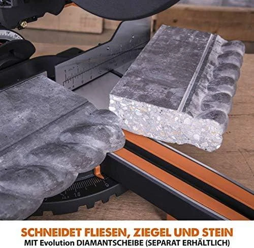 Skersinio pjovimo staklės Evolution R255SMSP; 255 mm; 2000 W
