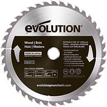 Pjovimo diskas Evolution EVO-255-40-D; 255 mm; Z40