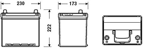 EXIDE EB604 60Ah 390A (EN) 12V akumuliatorius