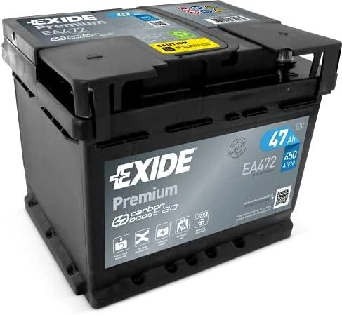 Exide Premium akumuliatorius EA472 su Carbon Boost technologija