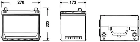 EXIDE Premium EA754 75Ah 630A (EN) 12V akumuliatorius
