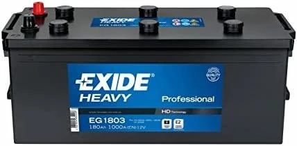 Exide Heavy Professional akumuliatorius su mėlyna etikete