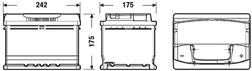 Exide Akumuliatorius 61 Ah 600 A EN 12V