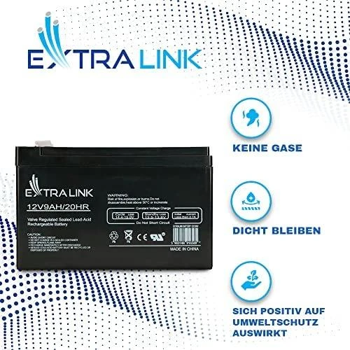 EXTRALINK akumuliatoriaus akumuliatorius AGM 12V 9AH