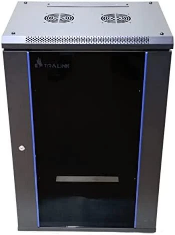 EXTRALINK 22U 600X600 stovima spintelė juodas