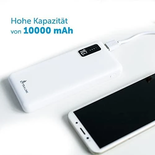 Atsarginis maitinimo šaltinis ("Power Bank") Atsarginis maitinimo šaltinis ("Power Bank") Extralink EPB-098W 10000mAh 5V