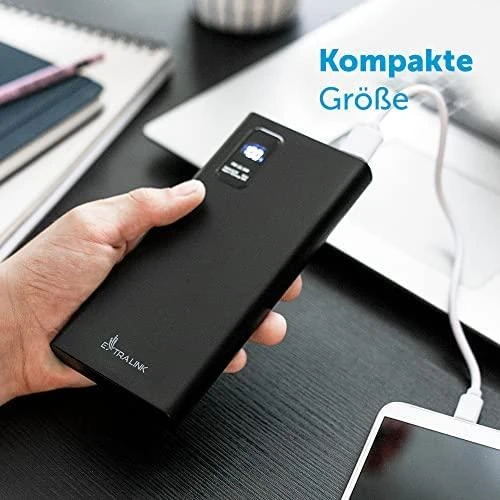 Atsarginis maitinimo šaltinis ("Power Bank") Powerbankas Extralink EPB-067B 10000mAh, juodas