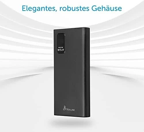Atsarginis maitinimo šaltinis ("Power Bank") Powerbankas Extralink EPB-067B 10000mAh, juodas
