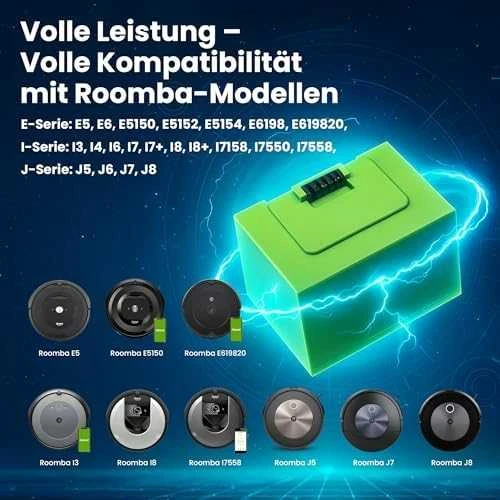 Extralink Roomba | Baterija, dulkių siurblio baterija | E5 E6 I7 14.4V 2600mAh