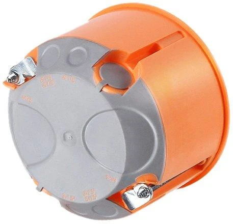 Simet 83191088 Dėžutė tuščiavidurėms sienoms, 60 mm skersmens, su įsiskverbiančia membrana, E2700, oranžinė, atspari vėjui 83191088