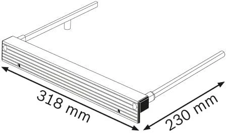 Bosch Lygiagreti atrama Paralell guide for GKT 55 GCE