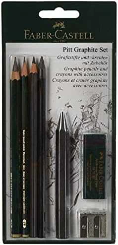 Rinkinys eskizavimui Faber-Castell Pitt Graphite, 7 dalys