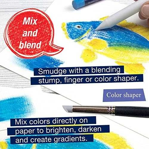 Aliejinės kreidelės Faber-Castell Gofa, 12 spalvų