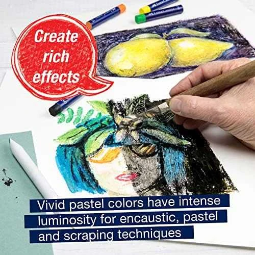 Aliejinės kreidelės Faber-Castell Gofa, 12 spalvų
