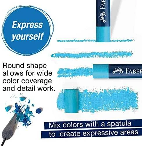 Aliejinės kreidelės Faber-Castell Gofa, 12 spalvų