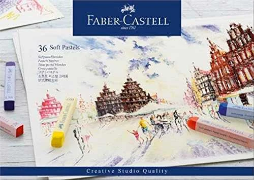 Pastelinės kreidelės Faber-Castell Goldfaber, 36 spalvos