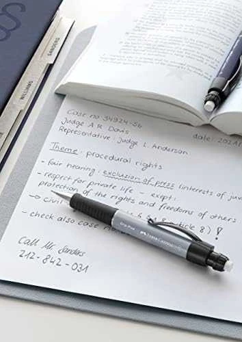 Pieštukas Faber-Castell GRIP Plus 1307, 0.7mm, automatinis, mėlynos spalvos korpusas
