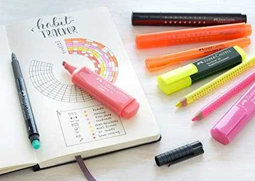 Teksto žymeklis Faber-Castell, 1-5 mm, kirsta galvutė, rožinis 1212-304