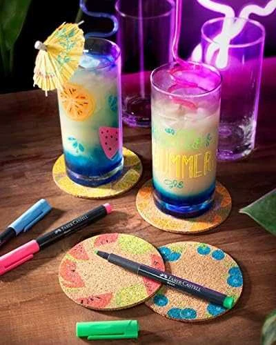 FABER-CASTELL Neon Marker 6er Kartonetui