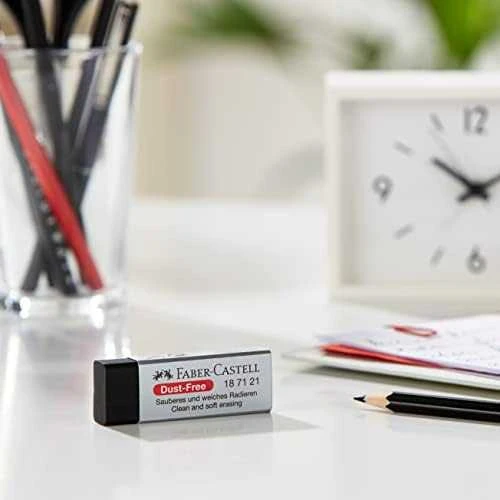 Trintukas Faber-Castell Dust Free, juodos spalvos